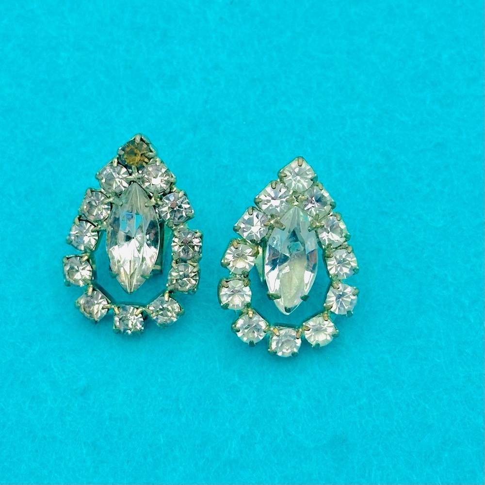 Vintage Rhinestone Shoe Clips - Picture 4 of 7